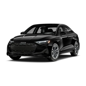 Side view of an Audi A6.